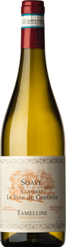 21,95 € Envio grátis | Vinho Branco Tamellini Le Bine Clássico D.O.C. Soave Vêneto Itália Garganega 75 cl