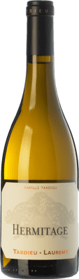 99,95 € Envio grátis | Vinho Branco Tardieu-Laurent Crianza A.O.C. Hermitage Rhône França Roussanne, Marsanne 75 cl
