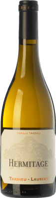 95,95 € Envío gratis | Vino blanco Tardieu-Laurent Blanc Crianza A.O.C. Hermitage Rhône Francia Roussanne, Marsanne Botella 75 cl