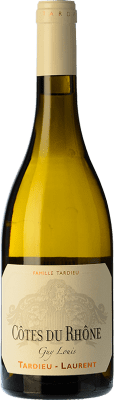 19,95 € Free Shipping | White wine Tardieu-Laurent Guy Louis Blanc Crianza I.G.P. Vin de Pays Rhône Rhône France Grenache White, Roussanne, Viognier, Marsanne Bottle 75 cl