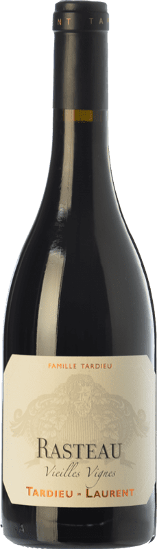 29,95 € Бесплатная доставка | Красное вино Tardieu-Laurent Vieilles Vignes старения I.G.P. Vin de Pays Rasteau Прованс Франция Syrah, Grenache, Mourvèdre бутылка 75 cl