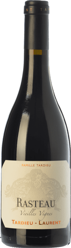 32,95 € Spedizione Gratuita | Vino Rosso Tardieu-Laurent VV Vieilles Vignes — Vigne Vecchie Crianza — Invecchiato in Botte I.G.P. Vin de Pays Rasteau Provenza Francia Syrah, Garnacha — Grenache, Mourvèdre Bottiglia 75 cl