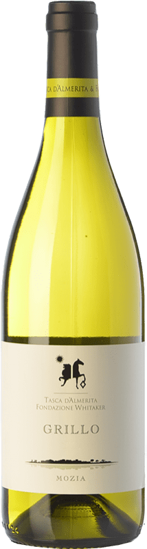 22,95 € Бесплатная доставка | Белое вино Tasca d'Almerita Di Mozia I.G.T. Terre Siciliane Сицилия Италия Grillo бутылка 75 cl