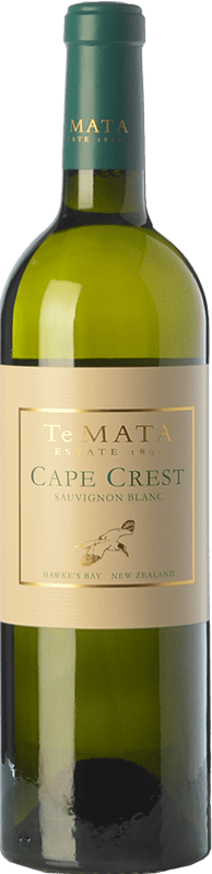 25,95 € Бесплатная доставка | Белое вино Te Mata Cape Crest Sauvignon Blanc старения I.G. Hawkes Bay Hawke's Bay Новая Зеландия Sauvignon White, Sémillon, Sauvignon Grey бутылка 75 cl