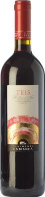 11,95 € Бесплатная доставка | Красное вино Tenimenti Ca' Bianca Teis D.O.C. Barbera d'Alba Пьемонте Италия Barbera бутылка 75 cl