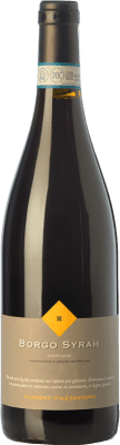 12,95 € Free Shipping | Red wine Tenimenti d'Alessandro Il Borgo D.O.C. Cortona Tuscany Italy Syrah Bottle 75 cl