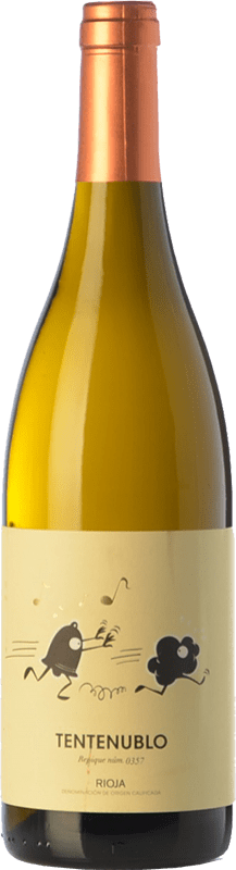 14,95 € Envío gratis | Vino blanco Tentenublo Crianza D.O.Ca. Rioja La Rioja España Viura, Malvasía Botella 75 cl
