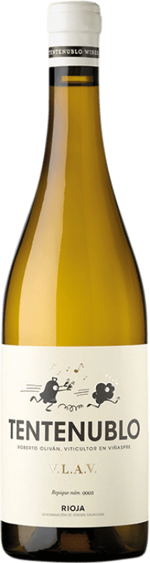 18,95 € Envoi gratuit | Vin Blanc Tentenublo Crianza D.O.Ca. Rioja La Rioja Espagne Viura, Malvasía — Malvoisie Bouteille 75 cl