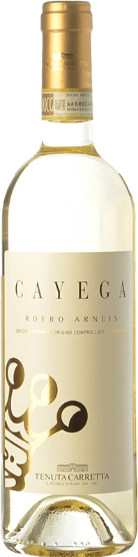 16,95 € Бесплатная доставка | Белое вино Tenuta Carretta Cayega D.O.C.G. Roero Пьемонте Италия Arneis бутылка 75 cl