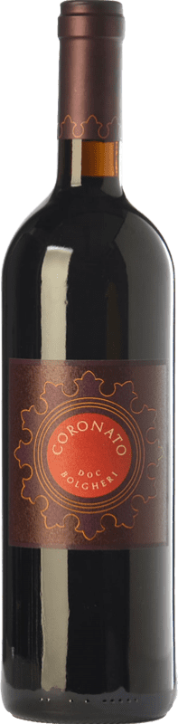 25,95 € Free Shipping | Red wine Tenuta dei Pianali Coronato D.O.C. Bolgheri Tuscany Italy Merlot, Cabernet Sauvignon, Cabernet Franc Bottle 75 cl