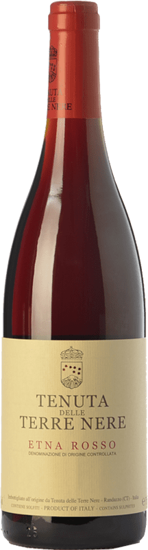 32,95 € Spedizione Gratuita | Vino rosso Tenuta Nere Rosso D.O.C. Etna Sicilia Italia Nerello Mascalese, Nerello Cappuccio Bottiglia 75 cl