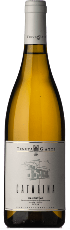 13,95 € 送料無料 | 白ワイン Tenuta Gatti Catalina I.G.T. Terre Siciliane シチリア島 イタリア Grillo — グリッロ, Inzolia — インツォリア Eco — エコ ビオ オーガニック 75 cl