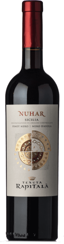 15,95 € Free Shipping | Red Wine Rapitalà Nuhar I.G.T. Terre Siciliane Sicily Italy Pinot Noir, Nero d'Avola Bottle 75 cl