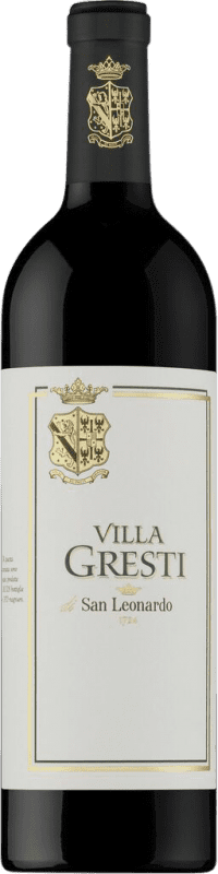 42,95 € Бесплатная доставка | Красное вино Tenuta San Leonardo Villa Gresti I.G.T. Vigneti delle Dolomiti Трентино Италия Merlot — Мерло, Carmenère — Карменер Бутылка 75 cl