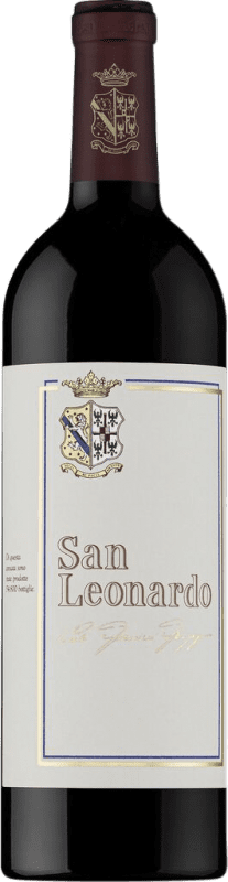 109,95 € Envío gratis | Vino tinto Tenuta San Leonardo I.G.T. Vigneti delle Dolomiti Trentino Italia Merlot, Cabernet Sauvignon, Cabernet Franc Botella 75 cl