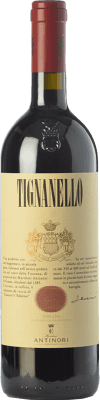 144,95 € Envío gratis | Vino tinto Antinori Tignanello Marchesi Antinori I.G.T. Toscana Toscana Italia Cabernet Sauvignon, Sangiovese, Cabernet Franc Botella 75 cl