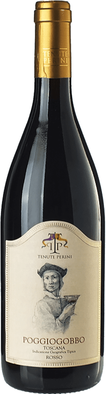 23,95 € Envoi gratuit | Vin Rouge Tenute Perini Poggiogobbo D.O.C. Maremma Toscana Toscane Italie Sangiovese Eco Biologique Bouteille 75 cl