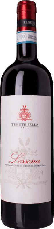 38,95 € Free Shipping | Red wine Tenute Sella D.O.C. Lessona Piemonte Italy Nebbiolo, Vespolina Bottle 75 cl