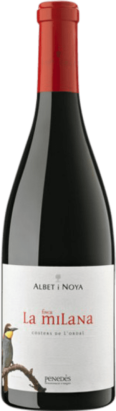 29,95 € Envío gratis | Vino Tinto Albet i Noya Finca La Milana D.O. Penedès Cataluña España Tempranillo, Merlot, Caladoc Eco — Ecológico Botella 75 cl