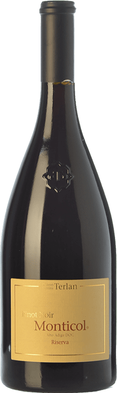 47,95 € Kostenloser Versand | Rotwein Terlano Pinot Nero Monticol D.O.C. Alto Adige Trentino-Südtirol Italien Spätburgunder Flasche 75 cl