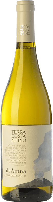 21,95 € Kostenloser Versand | Weißwein Terra Costantino Bianco D.O.C. Etna Sizilien Italien Carricante, Catarratto, Minella Flasche 75 cl