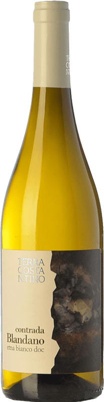 43,95 € Free Shipping | White wine Terra Costantino Bianco Blandano D.O.C. Etna Sicily Italy Carricante, Catarratto Bottle 75 cl