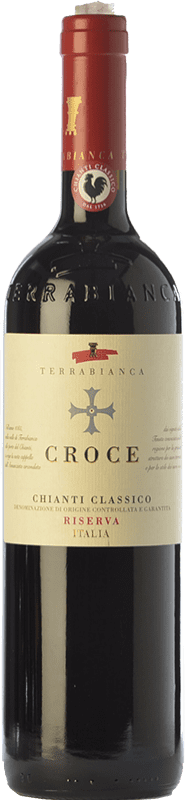 31,95 € Free Shipping | Red Wine Terrabianca Croce Classic Reserve — Aged D.O.C.G. Chianti Tuscany Italy Sangiovese, Canaiolo Bottle 75 cl