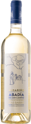 15,95 € Бесплатная доставка | Белое вино Terras Gauda Abadía San Campio D.O. Rías Baixas Галисия Испания Albariño бутылка 75 cl