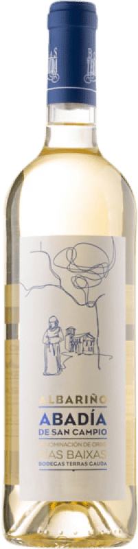 15,95 € Бесплатная доставка | Белое вино Terras Gauda Abadía San Campio D.O. Rías Baixas Галисия Испания Albariño — Альбариньо Бутылка 75 cl
