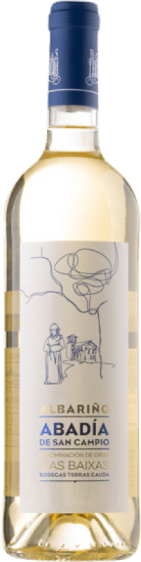 15,95 € Spedizione Gratuita | Vino bianco Terras Gauda Abadía San Campio D.O. Rías Baixas Galizia Spagna Albariño Bottiglia 75 cl