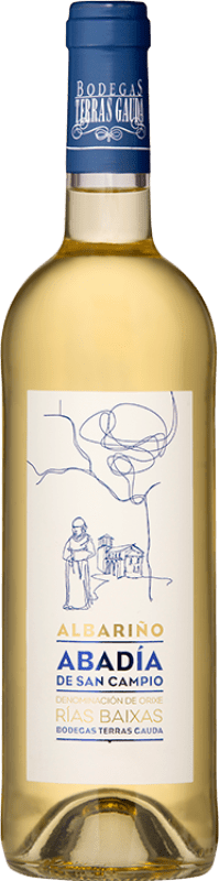 17,95 € 免费送货 | 白葡萄酒 Terras Gauda Abadía San Campio D.O. Rías Baixas 加利西亚 西班牙 Albariño — 阿尔巴利诺 75 cl
