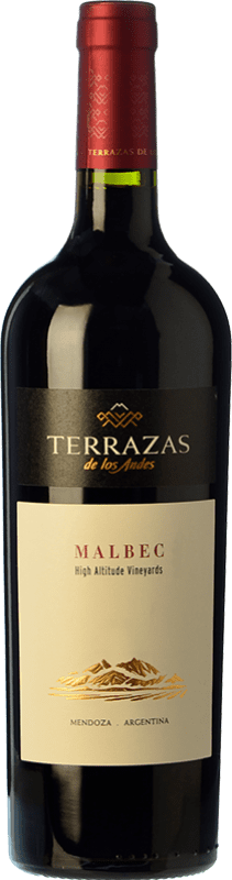 19,95 € 送料無料 | 赤ワイン Terrazas de los Andes High Altitude 高齢者 I.G. Mendoza メンドーサ アルゼンチン Malbec ボトル 75 cl