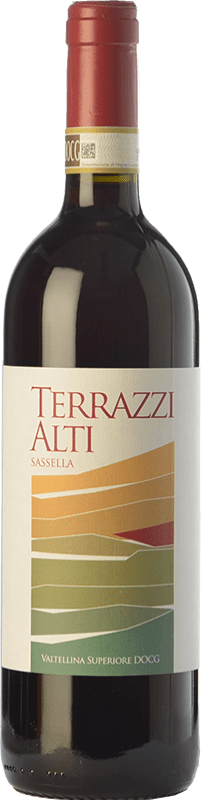 29,95 € Envoi gratuit | Vin Rouge Terrazzi Alti Sassella D.O.C. Valtellina Lombardia Italie Nebbiolo Bouteille 75 cl