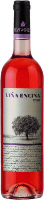 7,95 € Бесплатная доставка | Розовое вино Elvi Viña Encina Mevushal Rosado D.O. La Mancha Кастилья-Ла-Манча Испания Syrah бутылка 75 cl