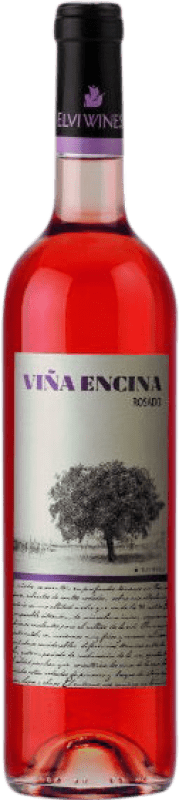 8,95 € Envio grátis | Vinho rosé Elvi Viña Encina Mevushal Rosado D.O. La Mancha Castela-Mancha Espanha Syrah Garrafa 75 cl