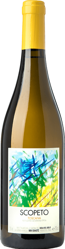 10,95 € Free Shipping | White wine Bibi Graetz Scopeto I.G.T. Toscana Tuscany Italy Vermentino, Ansonica Bottle 75 cl