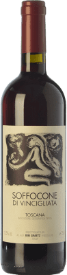 53,95 € Бесплатная доставка | Красное вино Bibi Graetz Soffocone di Vincigliata I.G.T. Toscana Тоскана Италия Sangiovese, Colorino, Canaiolo бутылка 75 cl