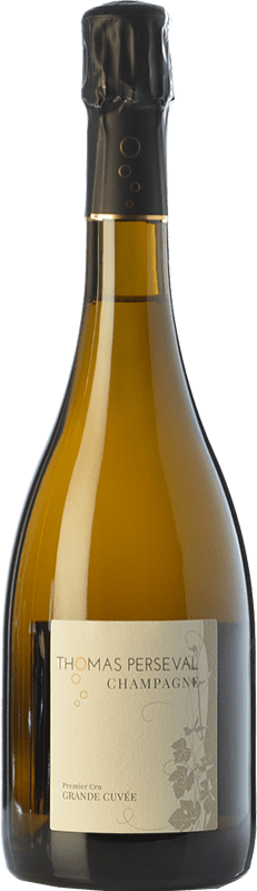 68,95 € 送料無料 | 白スパークリングワイン Thomas Perseval Grande Cuvée Brut A.O.C. Champagne シャンパン フランス Pinot Black, Chardonnay, Pinot Meunier ボトル 75 cl