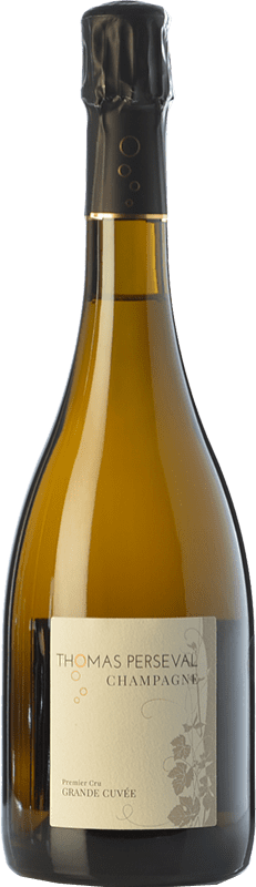 71,95 € Envoi gratuit | Vin Mousseux Blanc Thomas Perseval Brut Grande Cuvée A.O.C. Champagne Champagne France Pinot Noir, Chardonnay, Pinot Meunier Eco — Biologique Bouteille 75 cl