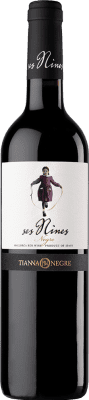 14,95 € Kostenloser Versand | Rotwein Tianna Negre Ses Nines Jung D.O. Binissalem Balearen Spanien Cabernet Sauvignon, Callet, Mantonegro 75 cl