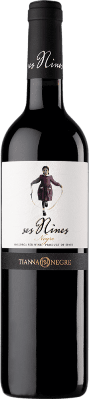 14,95 € Kostenloser Versand | Rotwein Tianna Negre Ses Nines Jung D.O. Binissalem Balearen Spanien Cabernet Sauvignon, Callet, Mantonegro Flasche 75 cl