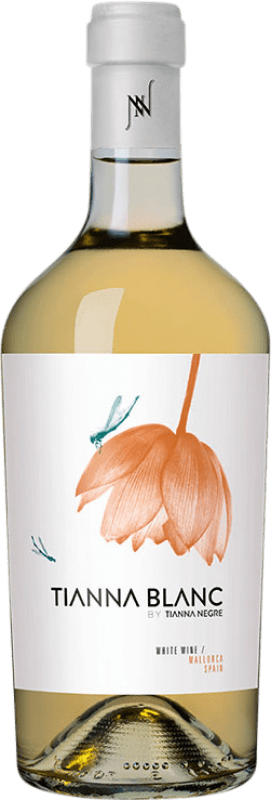 39,95 € Envoi gratuit | Vin blanc Tianna Negre Ses Nines Blanc Ecològic D.O. Binissalem Îles Baléares Espagne Giró Ros Bouteille 75 cl