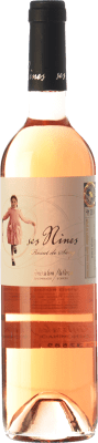 14,95 € 免费送货 | 玫瑰酒 Tianna Negre Ses Nines Rosat de Sang D.O. Binissalem 巴利阿里群岛 西班牙 Cabernet Sauvignon, Callet, Mantonegro 瓶子 75 cl