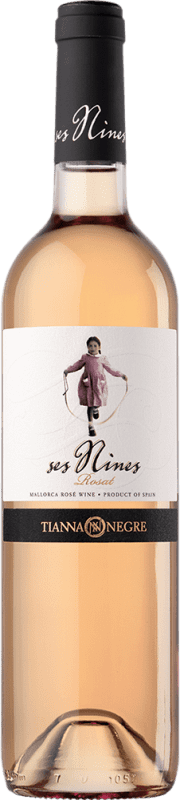 14,95 € Free Shipping | Rosé Wine Tianna Negre Ses Nines Rosat de Sang D.O. Binissalem Balearic Islands Spain Cabernet Sauvignon, Callet, Mantonegro Bottle 75 cl