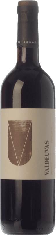 6,95 € Spedizione Gratuita | Vino rosso Tierras de Orgaz Valdeuvas Giovane I.G.P. Vino de la Tierra de Castilla Castilla-La Mancha Spagna Tempranillo Bottiglia 75 cl