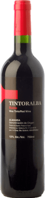 5,95 € Free Shipping | Red wine Tintoralba Oak D.O. Almansa Castilla la Mancha Spain Syrah, Grenache Tintorera Bottle 75 cl