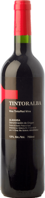 5,95 € Spedizione Gratuita | Vino rosso Tintoralba Quercia D.O. Almansa Castilla-La Mancha Spagna Syrah, Grenache Tintorera Bottiglia 75 cl