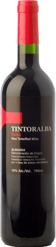6,95 € Spedizione Gratuita | Vino Rosso Tintoralba Rovere D.O. Almansa Castilla-La Mancha Spagna Syrah, Garnacha — Grenache Bottiglia 75 cl