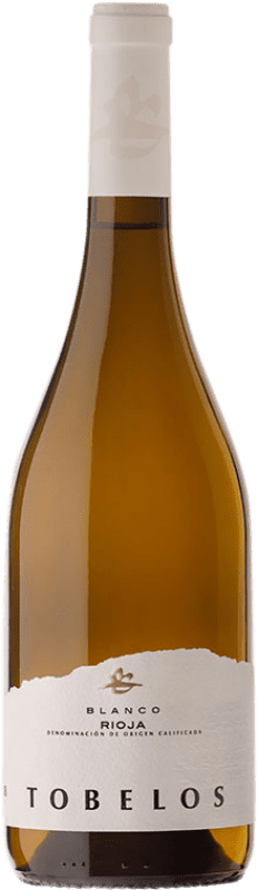 8,95 € Бесплатная доставка | Белое вино Tobelos старения D.O.Ca. Rioja Ла-Риоха Испания Viura, Grenache White бутылка 75 cl