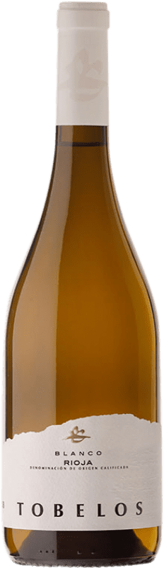 10,95 € Spedizione Gratuita | Vino bianco Tobelos Crianza D.O.Ca. Rioja La Rioja Spagna Viura, Grenache Bianca Bottiglia 75 cl